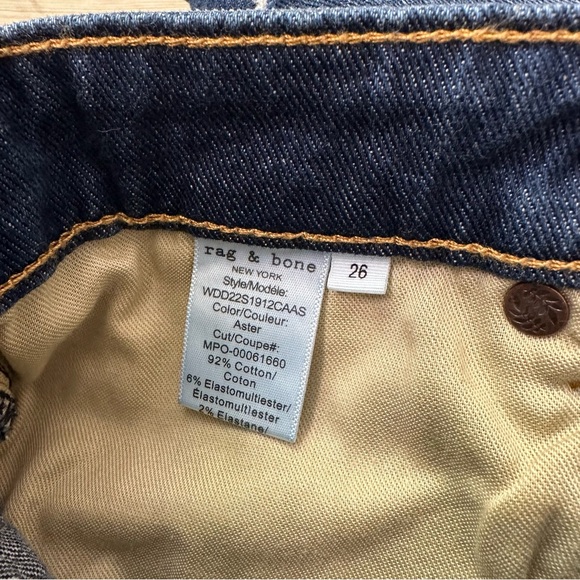 rag & bone Dre Low Rise Short Aster Size 26 NWT - Picture 6 of 9